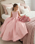 Mia Satin Girls Special Occasion Dress (Made to order) 🩷🪄