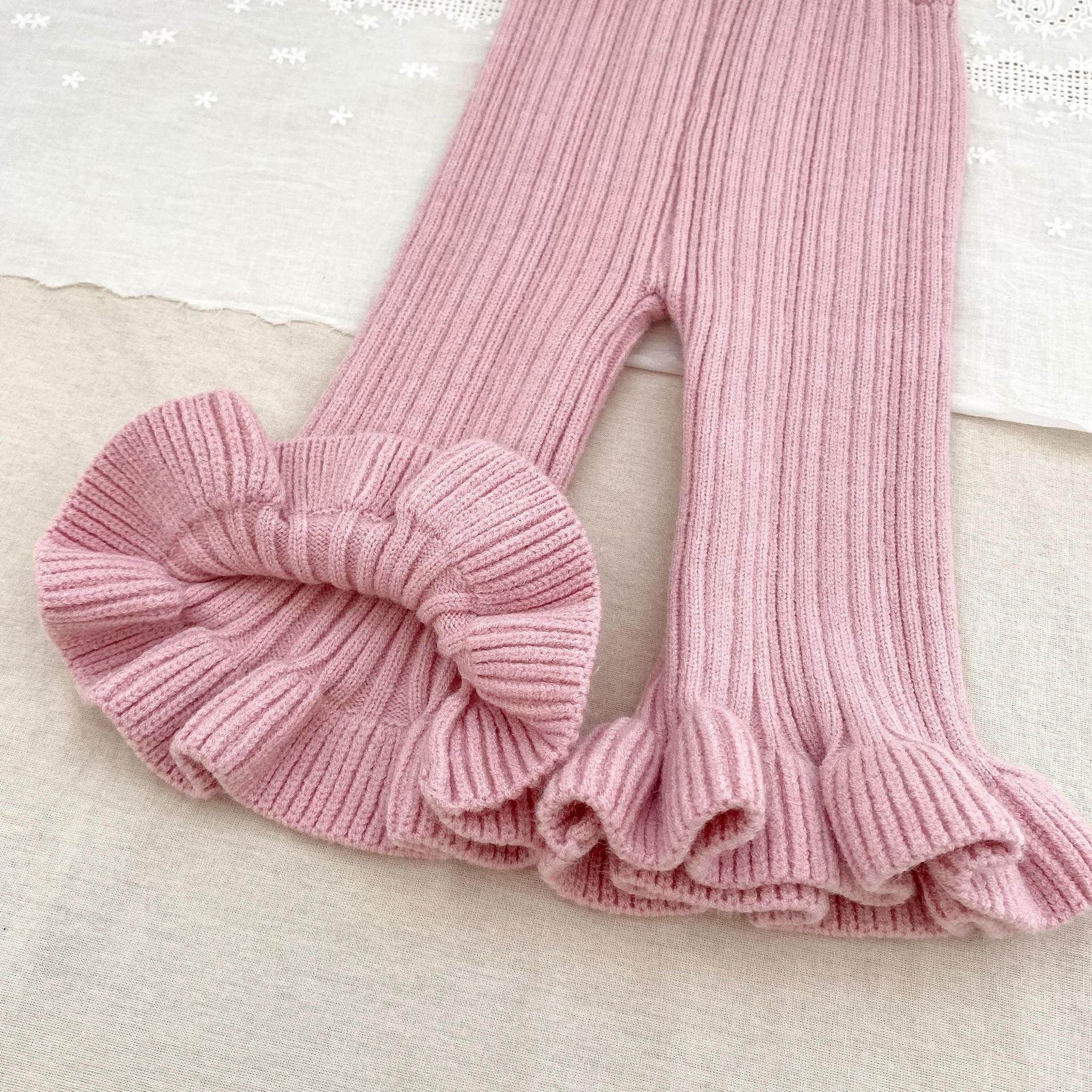 Girls Knit Cardigan &amp; Knit Pants