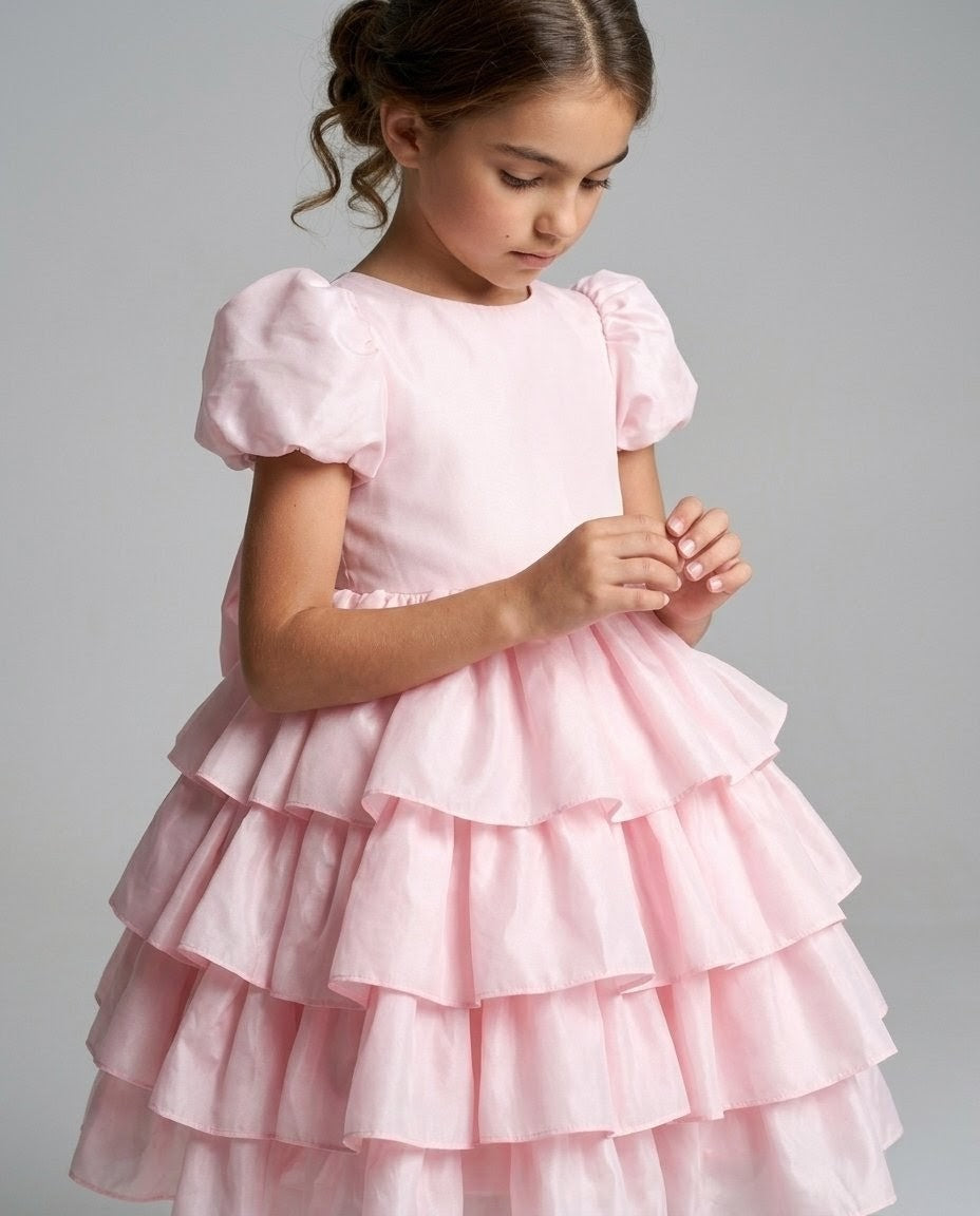 Isabella Special Occasion Dress - Knee Length (Made to order) MK008