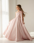 Jasmine Satin Girls Special Occasion Dress (Made to order) Pink 🩷