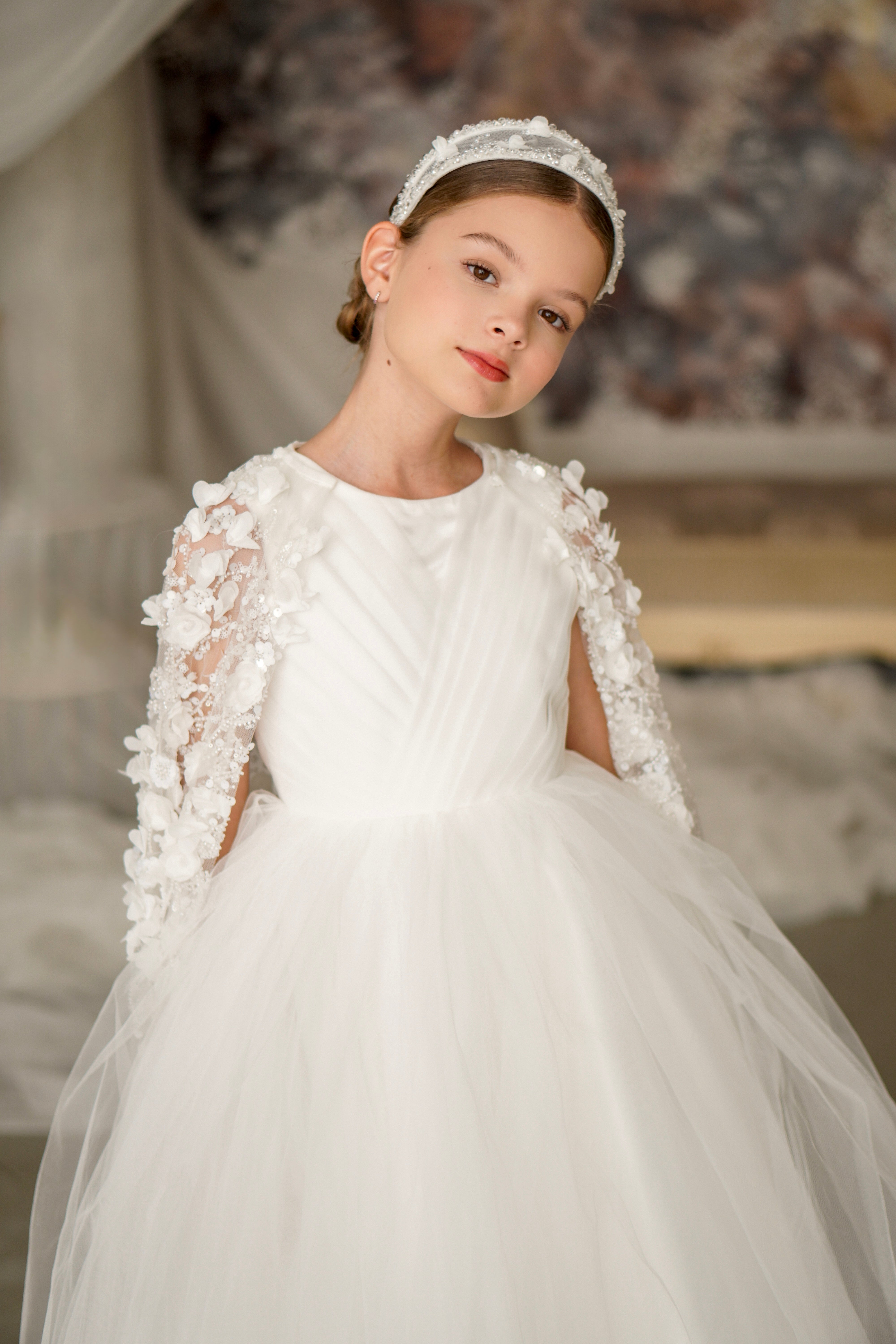 Ivory Embroidery Handmade Hairband