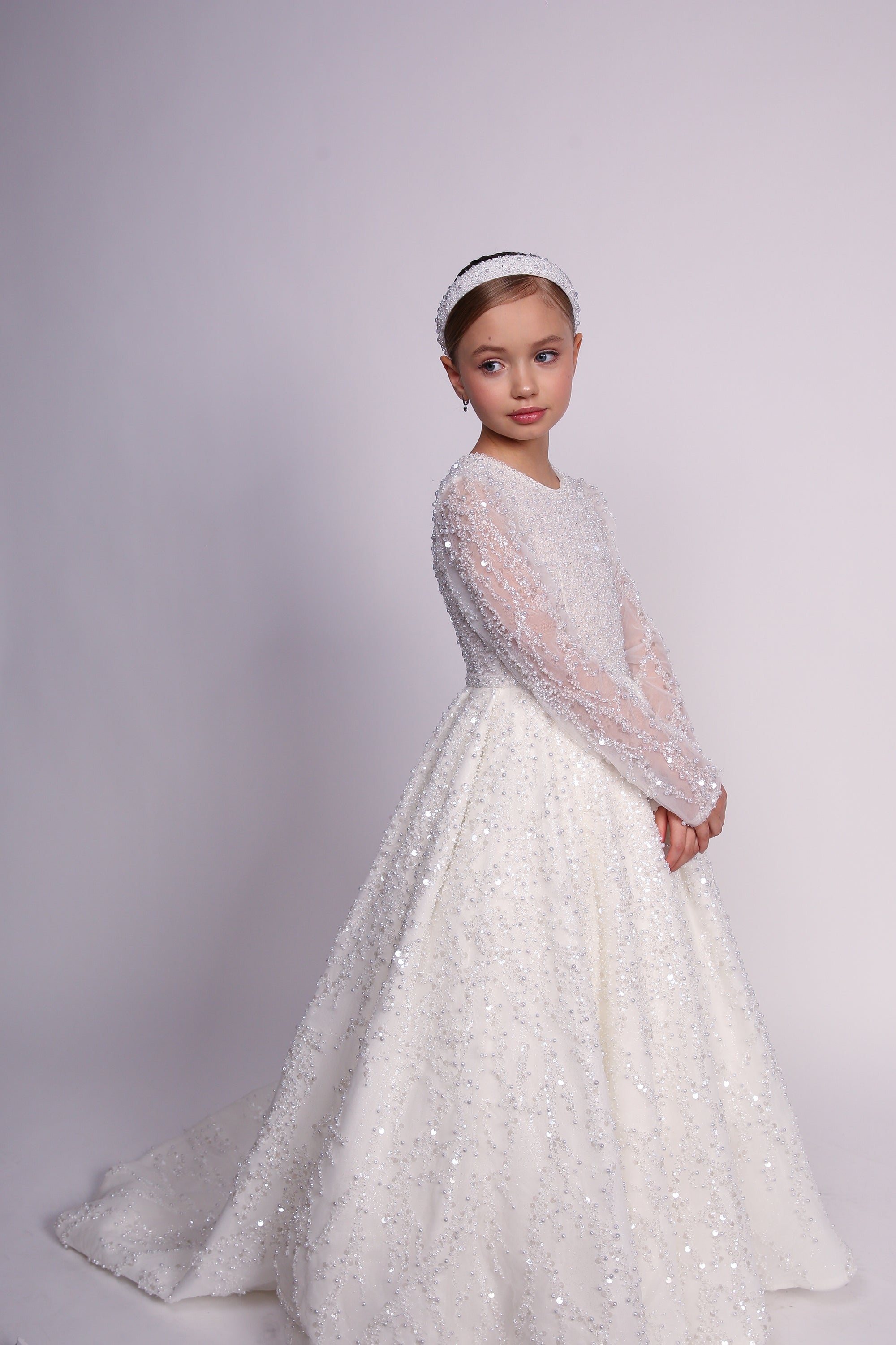 Diamond Sparkle Dress &amp; Hairband (Made To Order) MK050