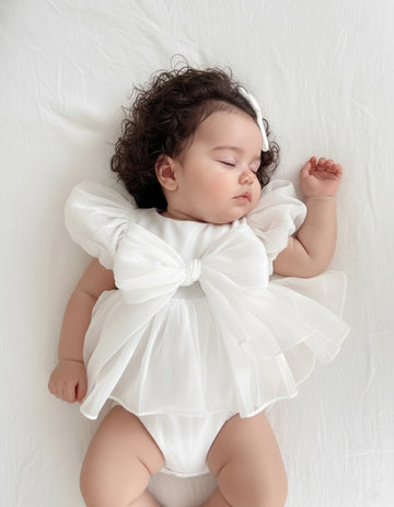 Puff Sleeve Party Romper