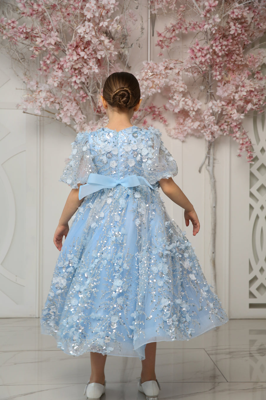 Aqua Diamond Dress - Made To Order
