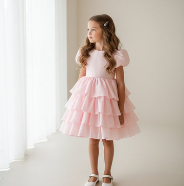 Isabella Special Occasion Dress - Knee Length (Made to order) MK009