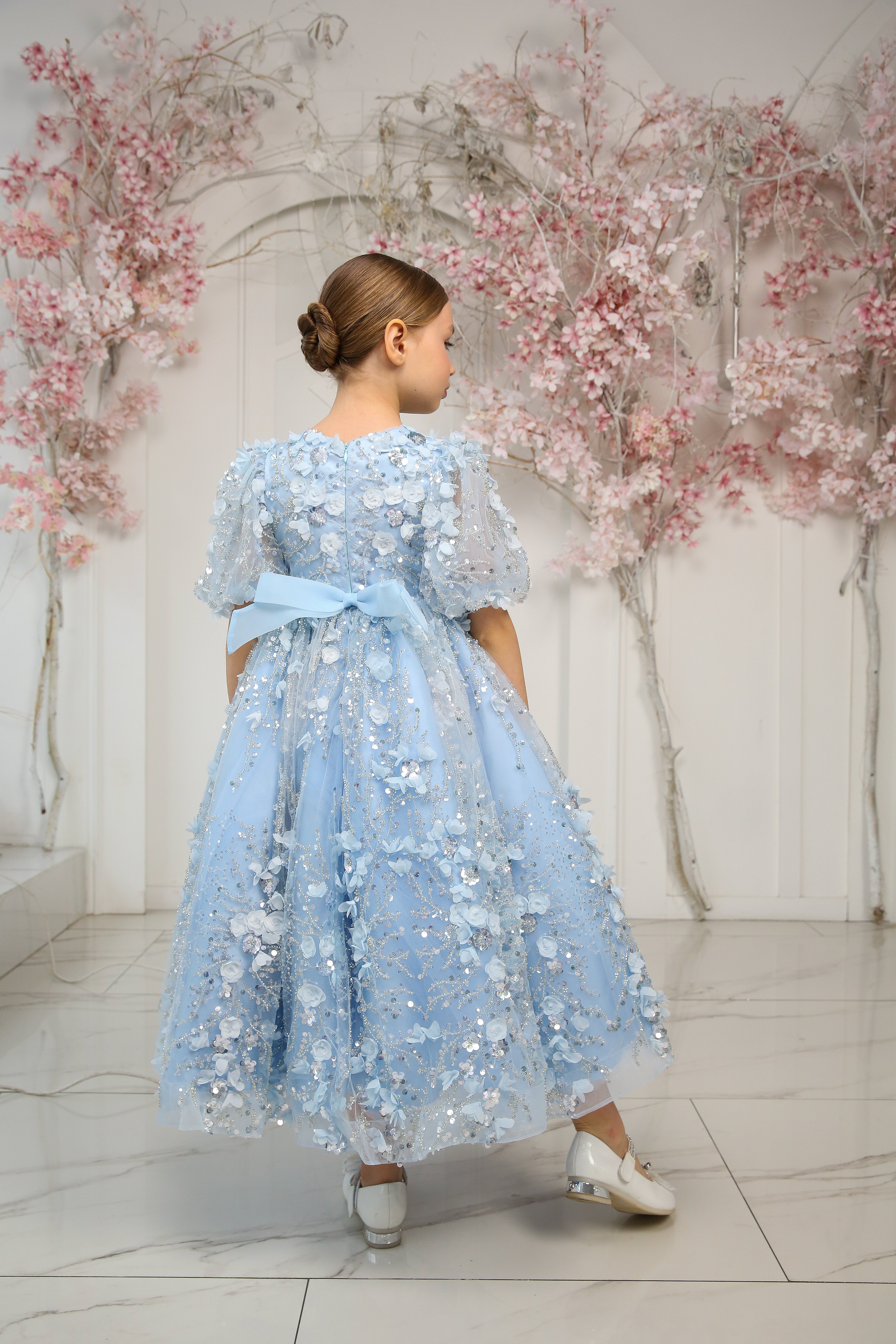 Aqua Diamond Dress - Made To Order MK026