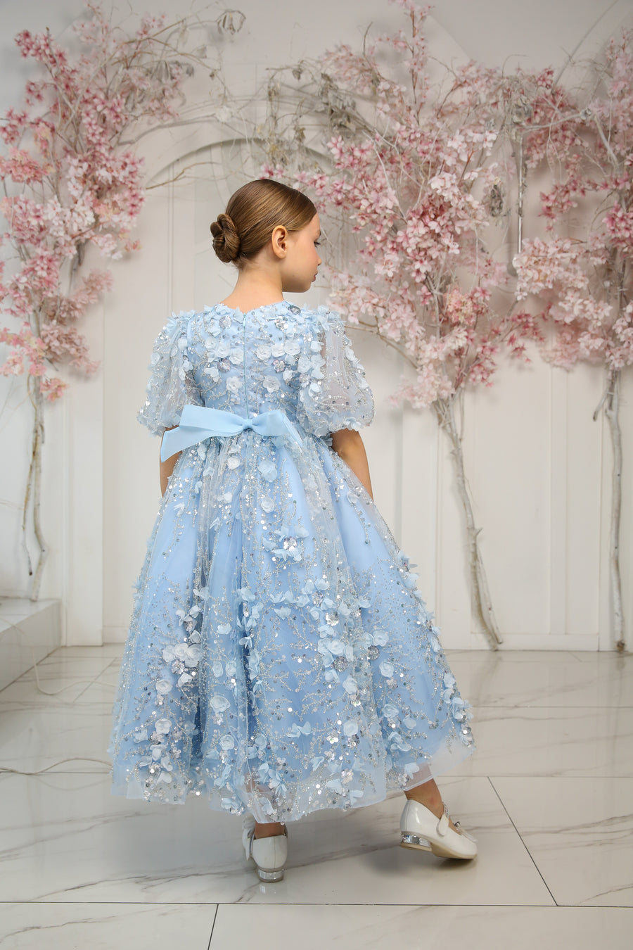 Aqua Diamond Dress - Made To Order