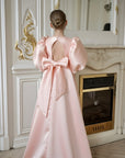 Beatrice Floor Length Special Occasion Satin Girls Dress (Made to order)