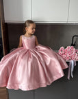 Mia Satin Girls Special Occasion Dress (Made to order) 🩷🪄