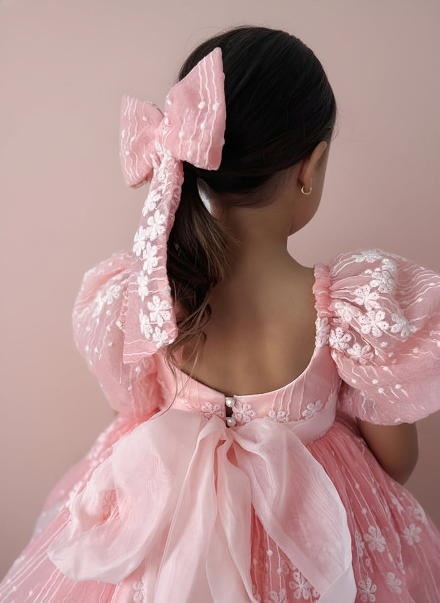 Enchanted Princess Dress & Hair Bow (Made to order) MK014