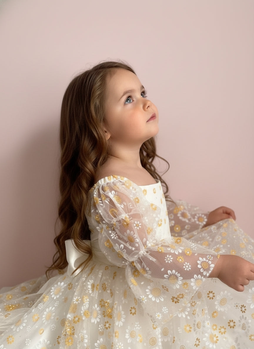 Luxuriöses Daisy Dreams-Kleid (Auf Bestellung gefertigt)