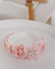 Peonie Garden Hairband & Gloves - Made to order