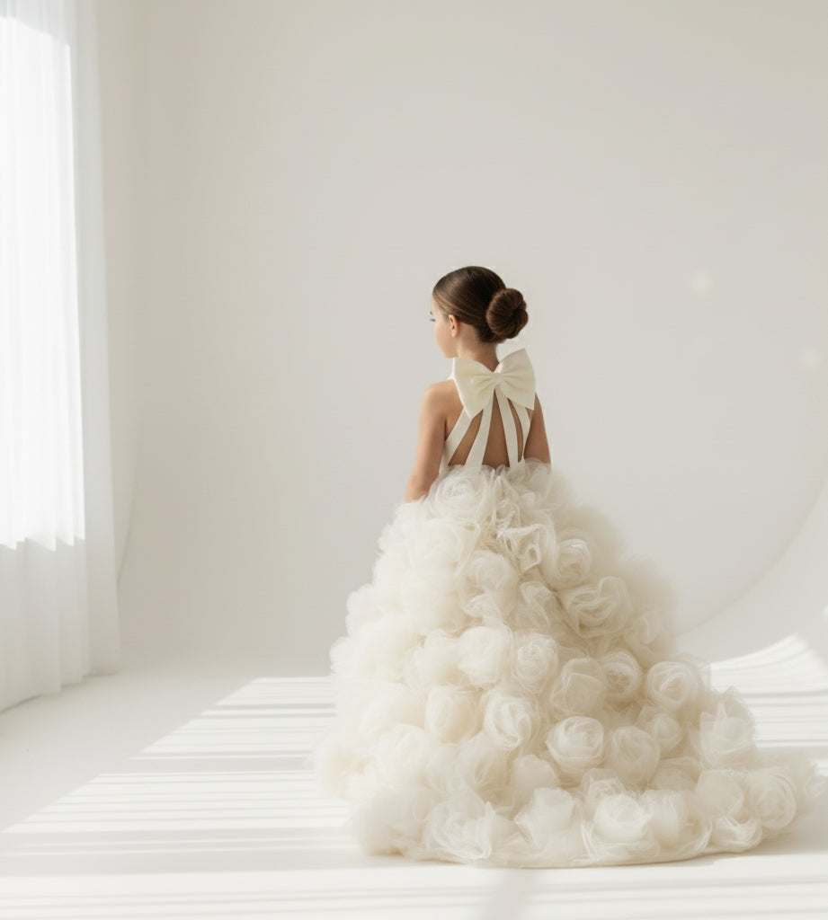 Rosabelle Gown Cream - Made to order (5-7 Weeks)