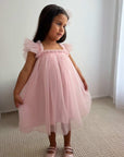 Swiss Dot Tutu Dress - Pink