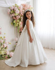 Sophia Mikado Flower Girl Dress MIK & ME Exclusive (Made to order) MK003