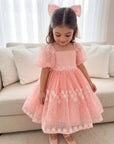 Enchanted Princess Dress & Hair Bow (Made to order) MK014