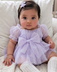Party Swiss Dot Romper