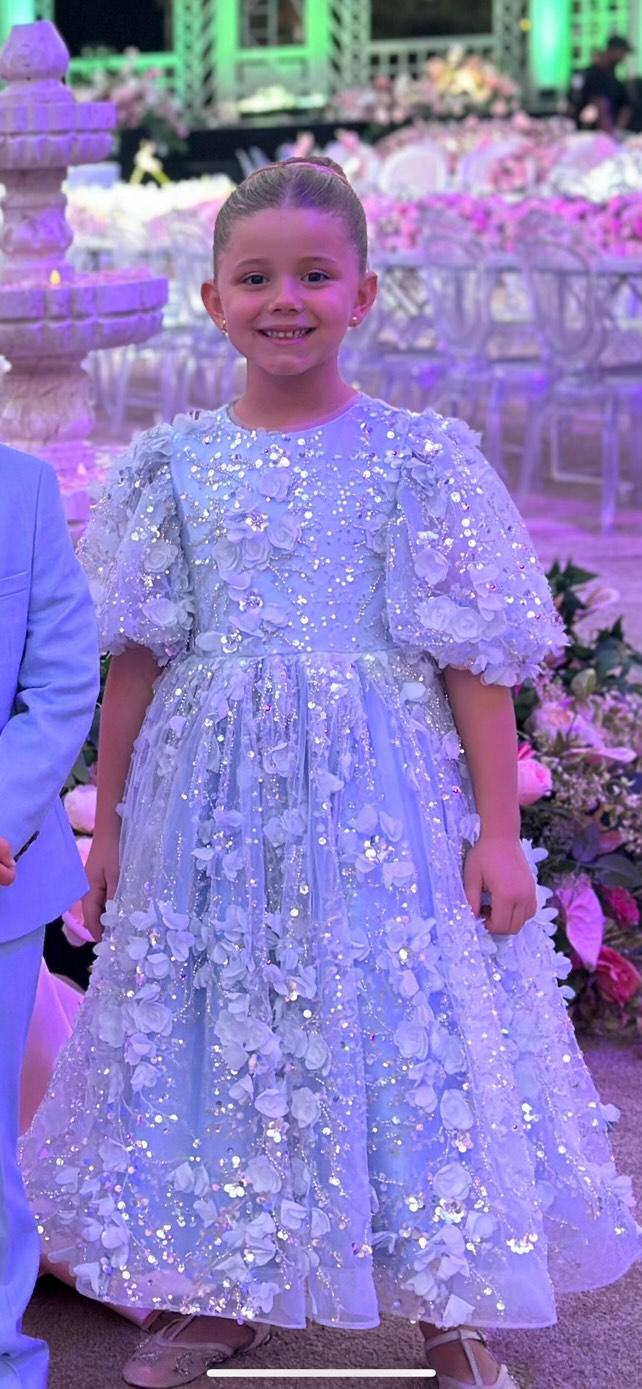 Aqua Diamond Dress - Made To Order MK026