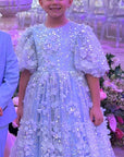 Aqua Diamond Dress - Made To Order MK026