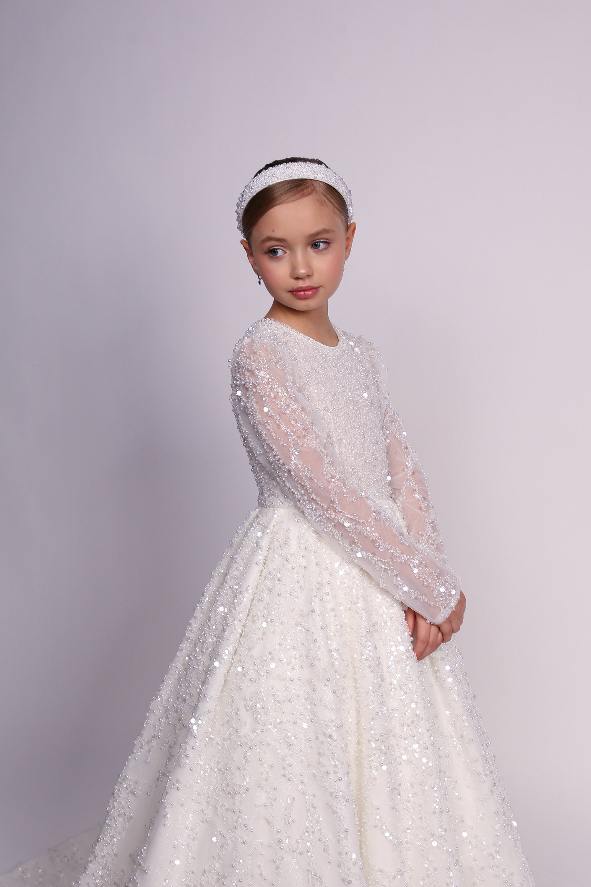 Diamond Sparkle Dress &amp; Hairband (Made To Order) MK050