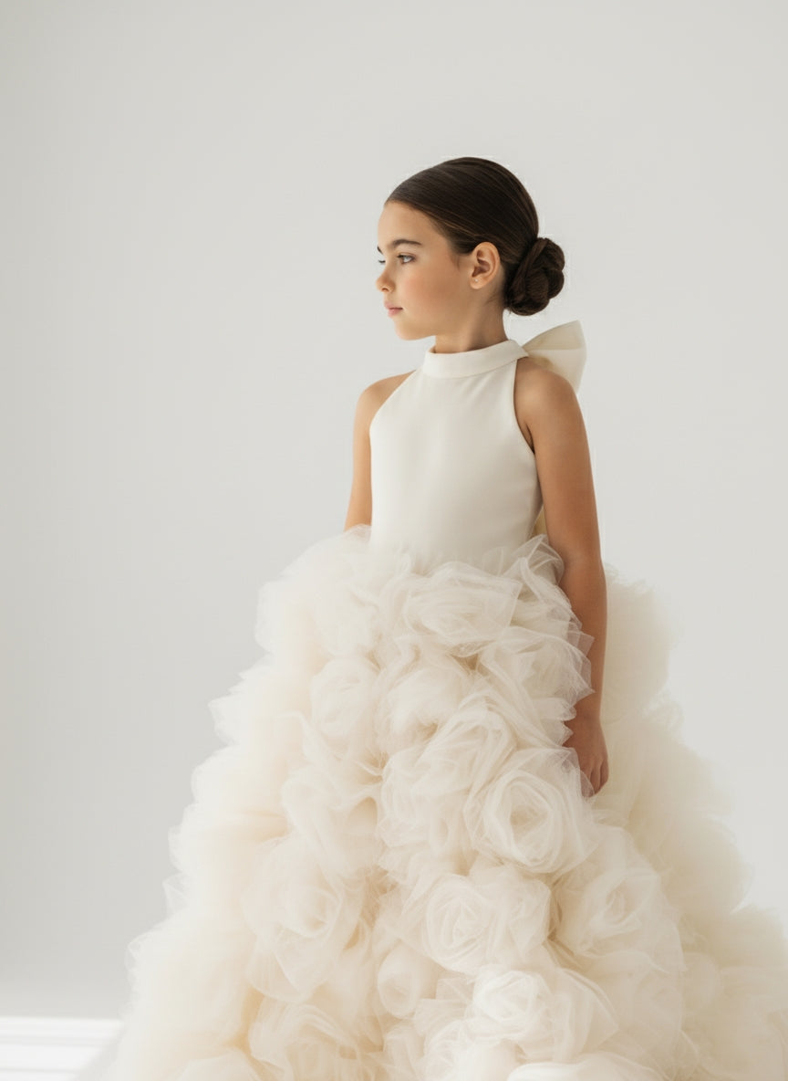 Rosabelle Gown Cream - Made to order (5-7 Weeks)