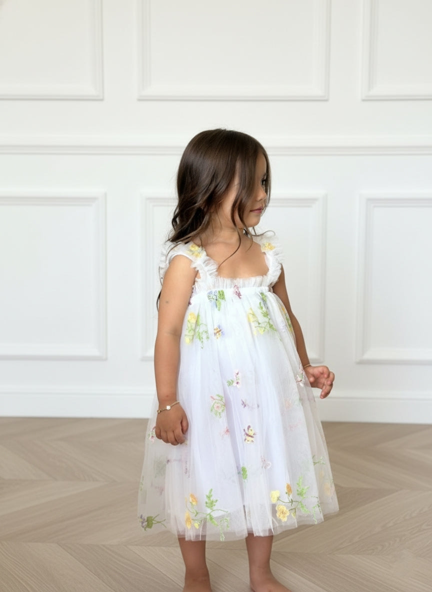 White Fairy Party Dress