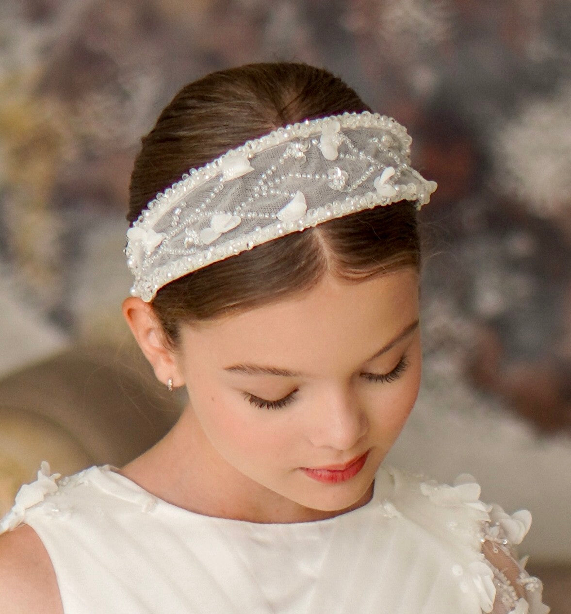 Ivory Embroidery Handmade Hairband