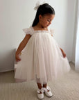 Swiss Dot Tutu Dress - White