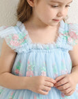 Rose Princess Dress - Blue (Pre-Order 1 week)