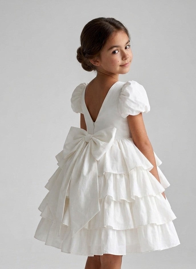 Isabella Special Occasion Dress - Knee Length (Made to Order) MK009