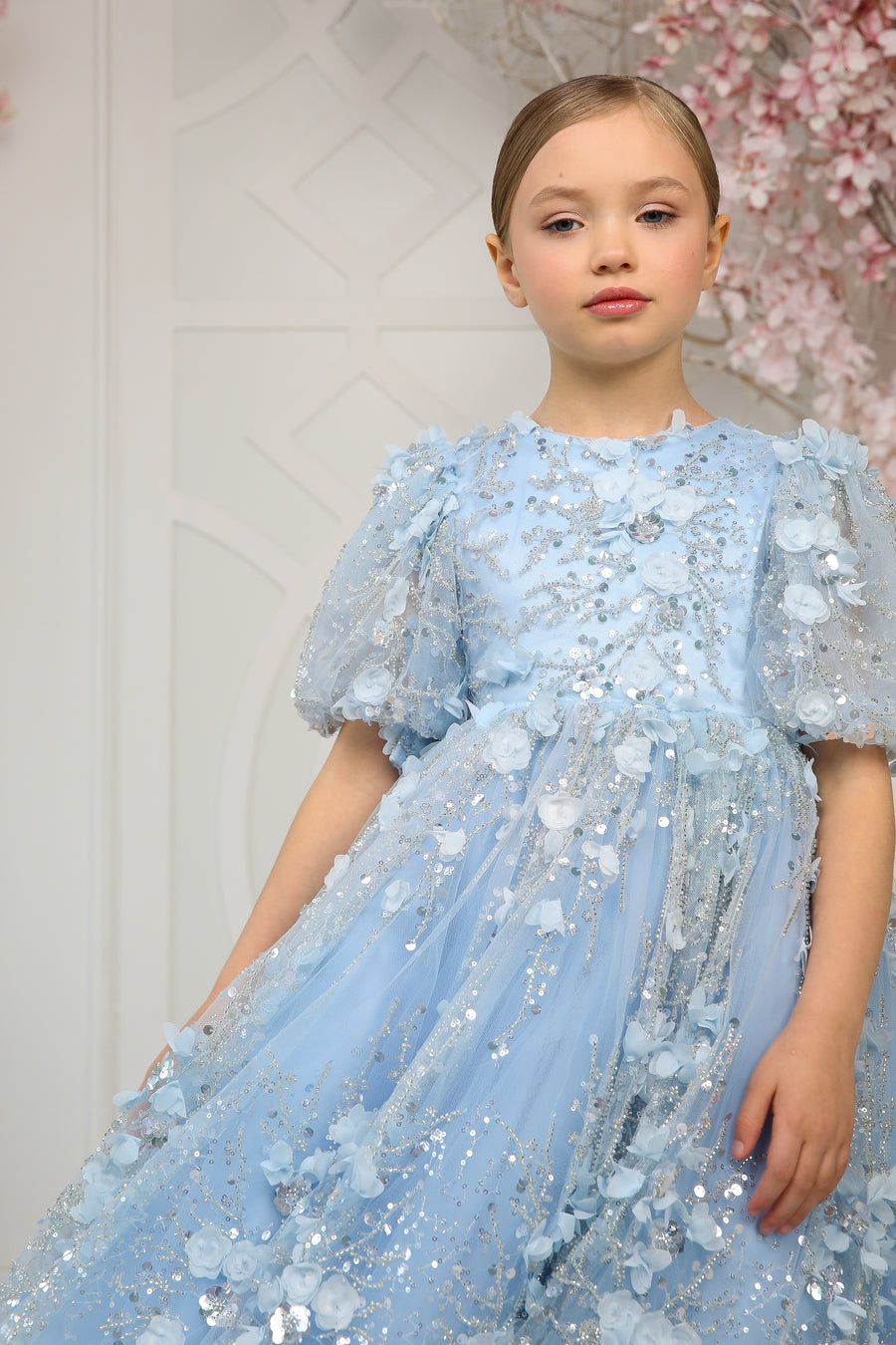 Aqua Diamond Dress - Made To Order