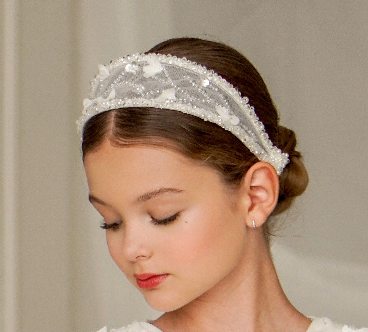Ivory Embroidery Handmade Hairband