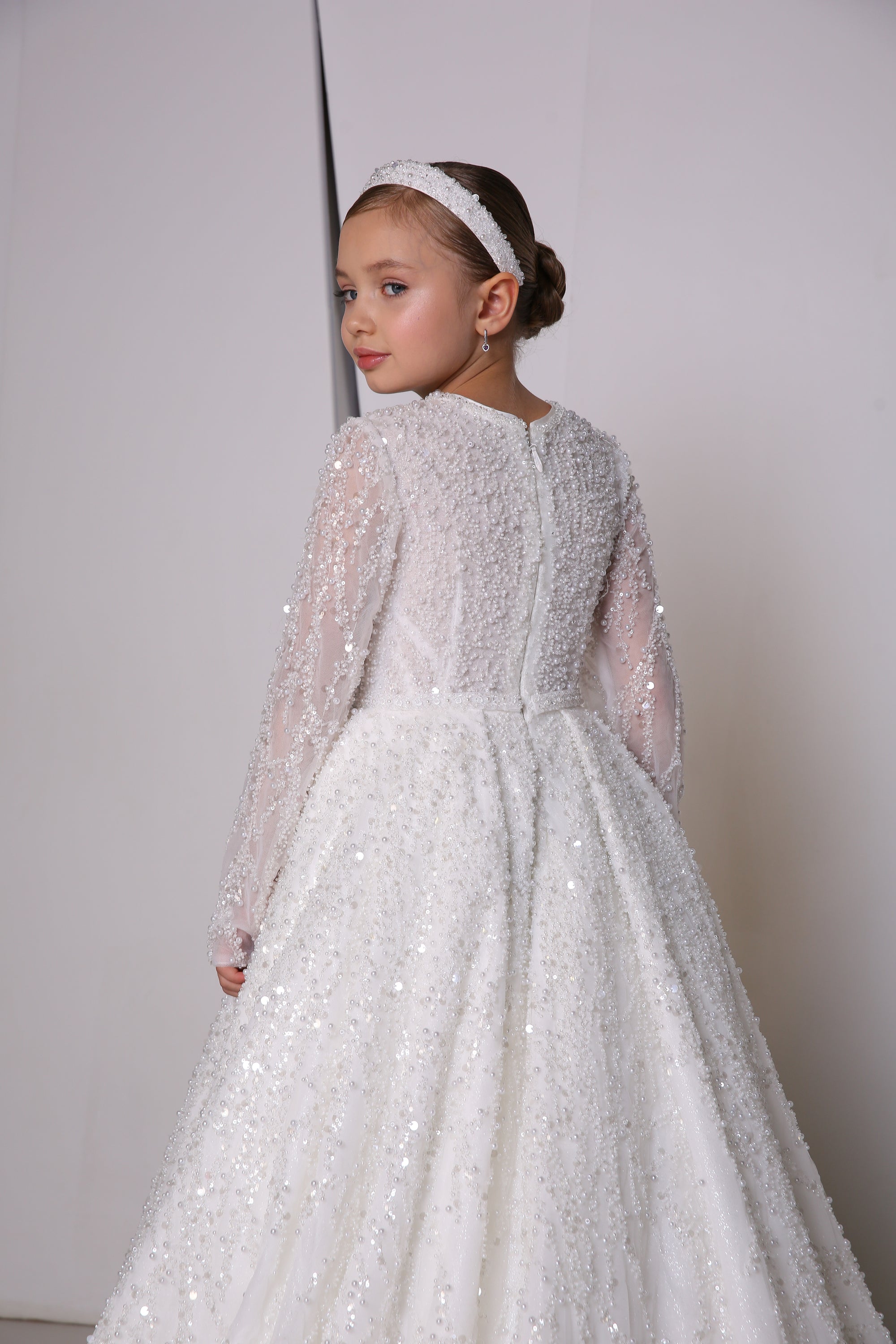 Diamond Sparkle Dress &amp; Hairband (Made To Order) MK050