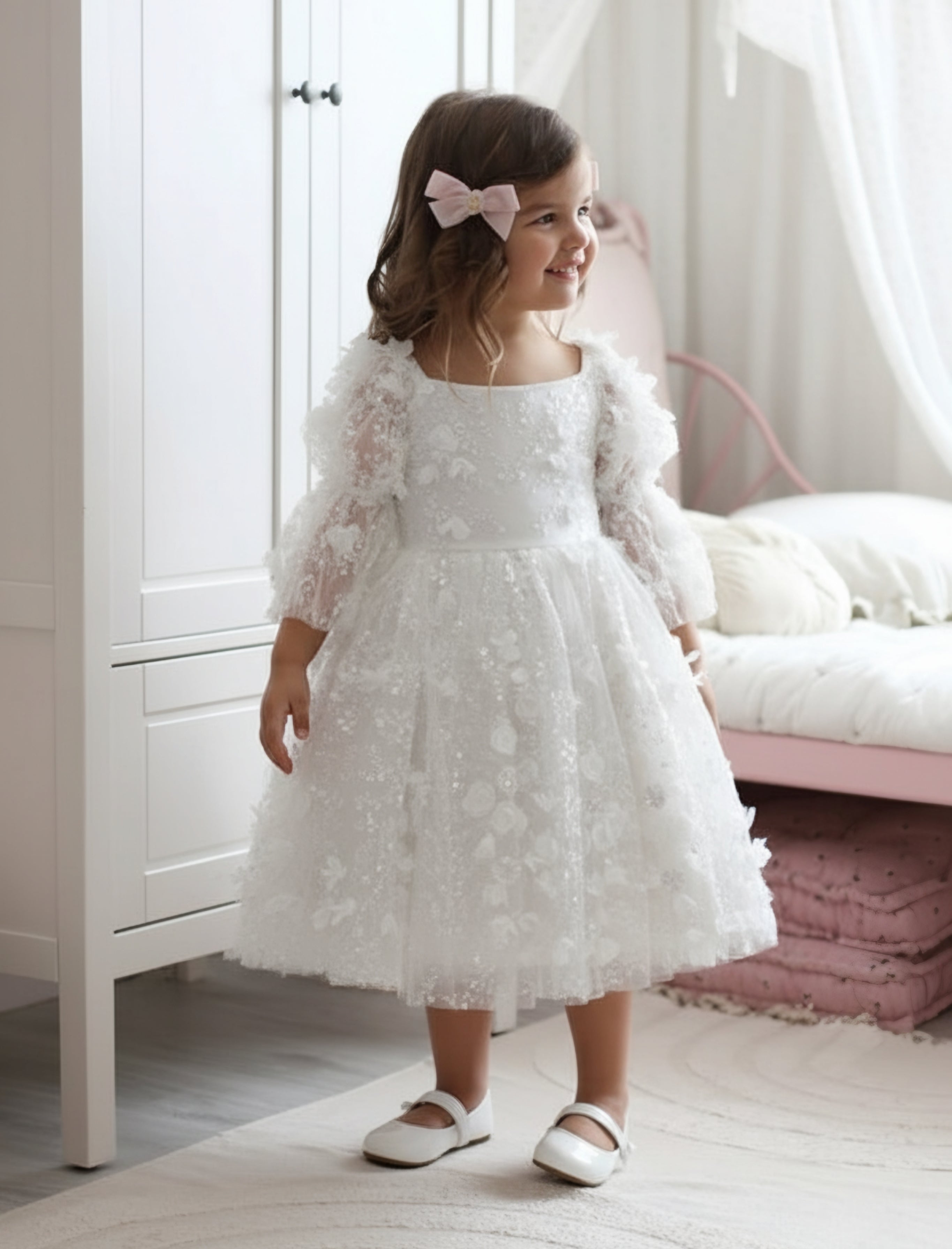 Aria Fairytale Dress - White 🤍 Made to Order