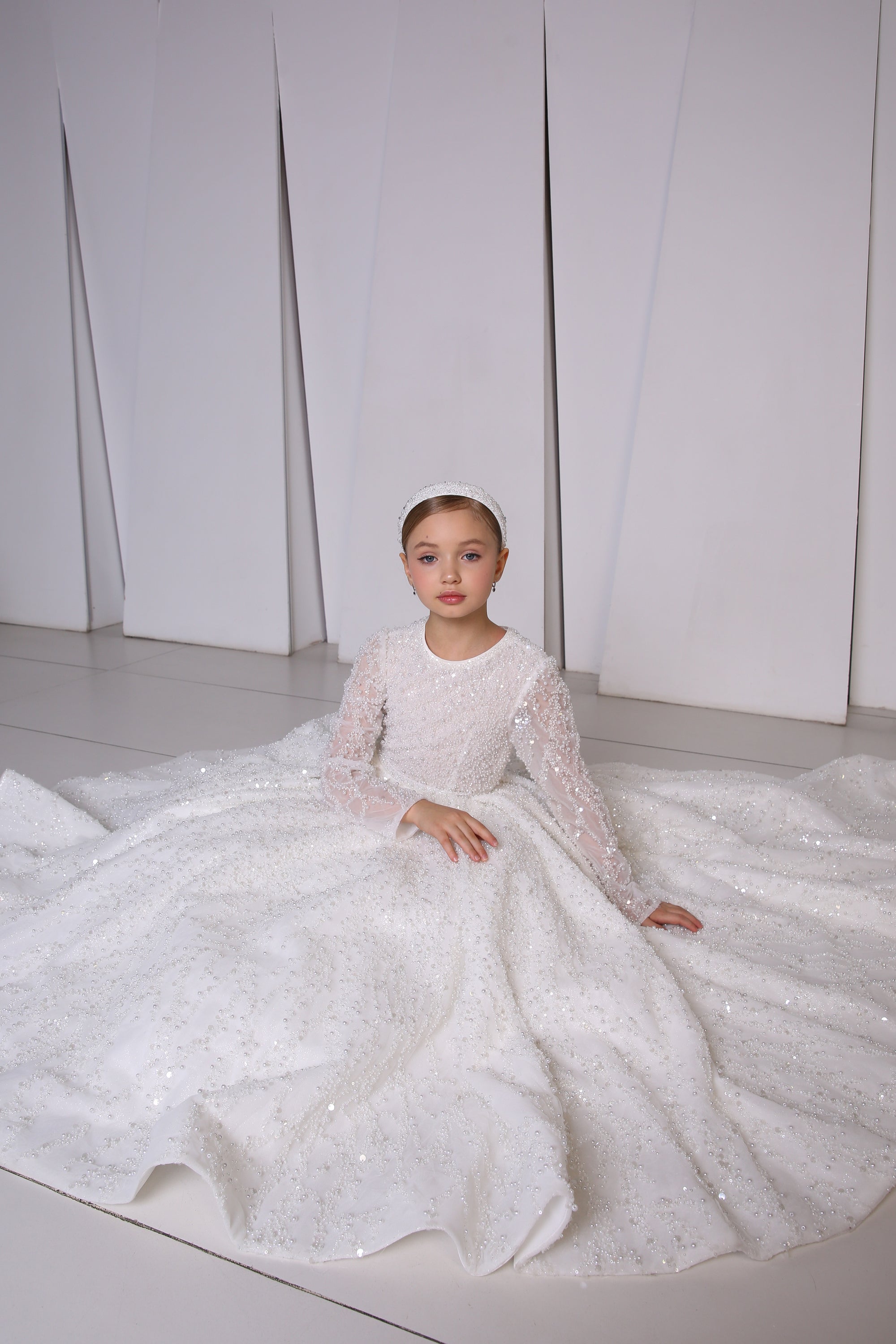 Diamond Sparkle Dress &amp; Hairband (Made To Order) MK050