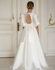 Beatrice Floor Length Special Occasion Satin Girls Dress (Made to order)