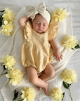 Mik & Me Exclusive Romper - 100% Linen/Organic Cotton (Shipped within 2 days)