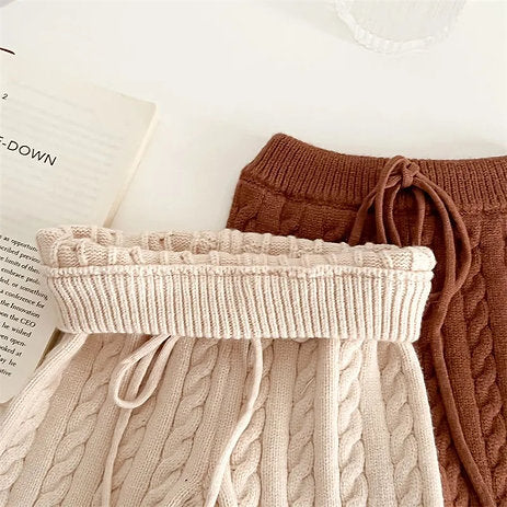 Neutral Knit Top and Pants